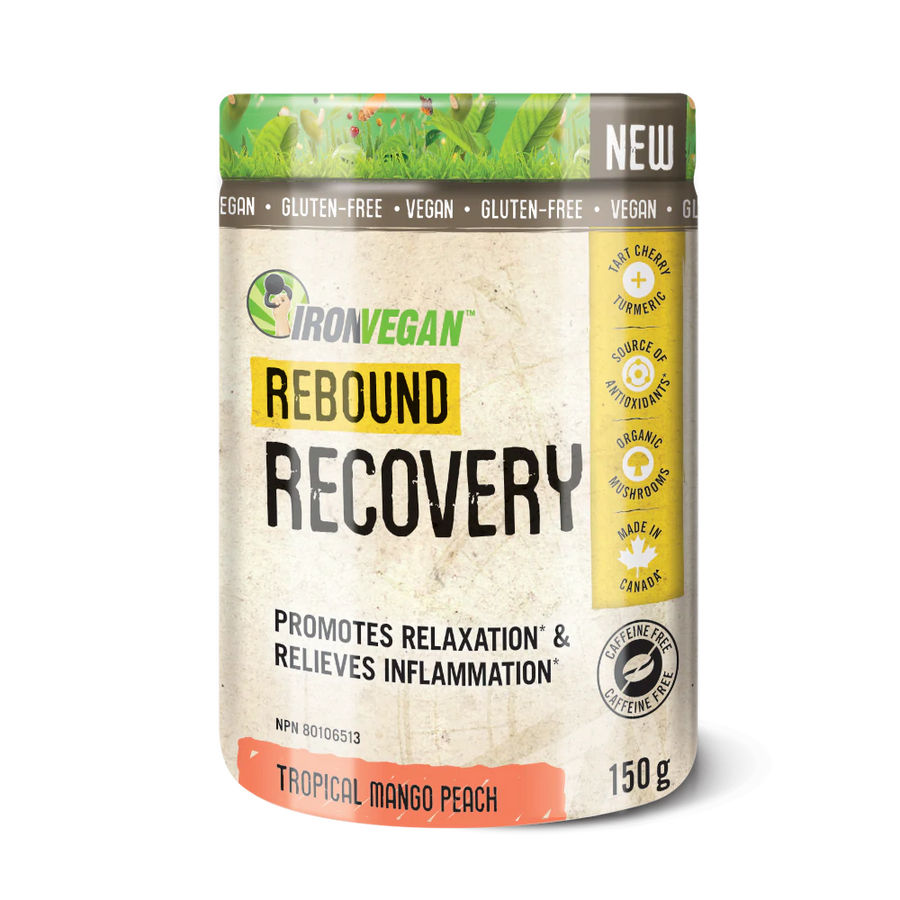 IronVegan Rebound Recovery Tropical Mango Peach Flavour 150g Powder