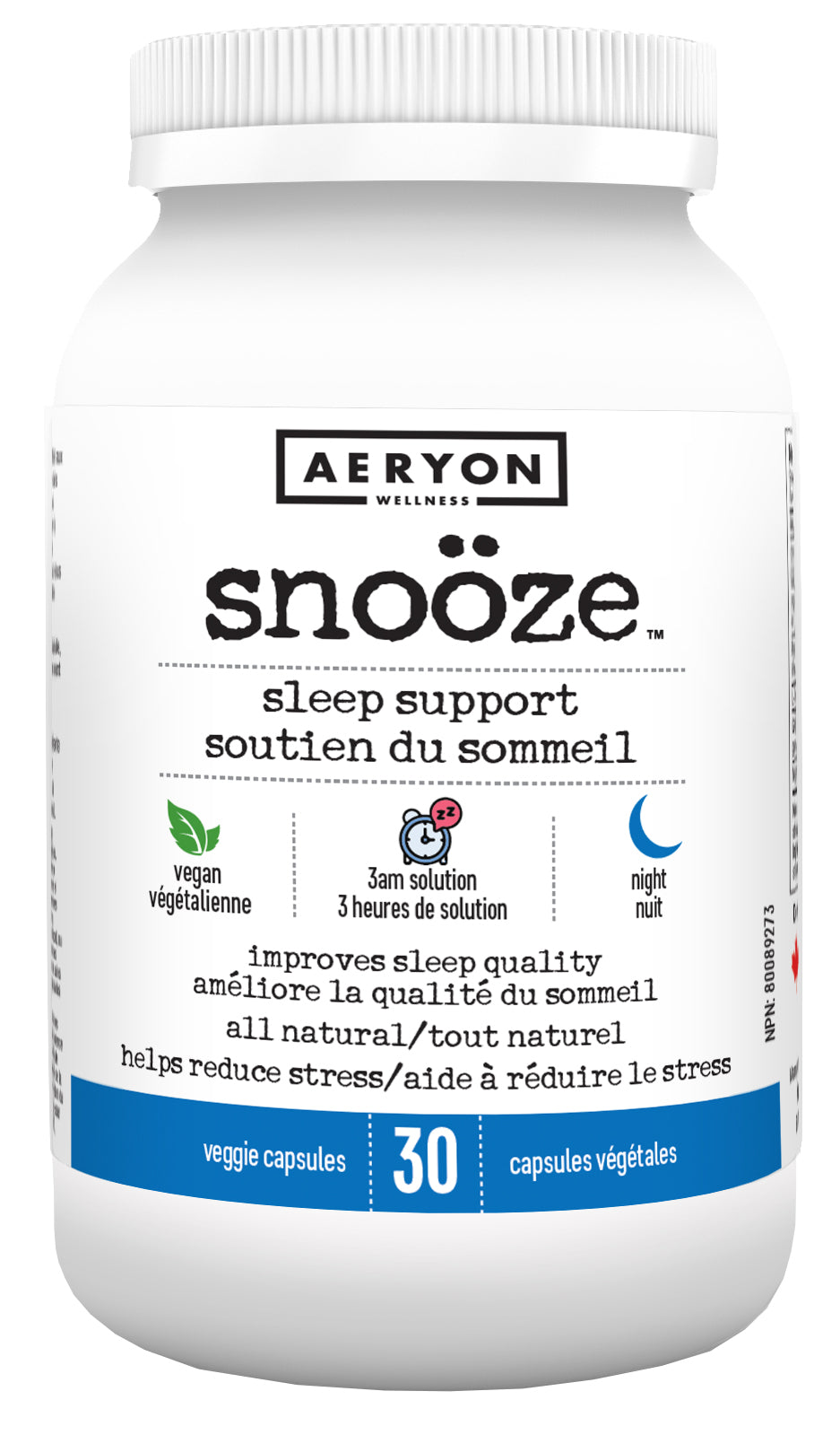 Aeryon Wellness Snooze 30 Veg. Capsules