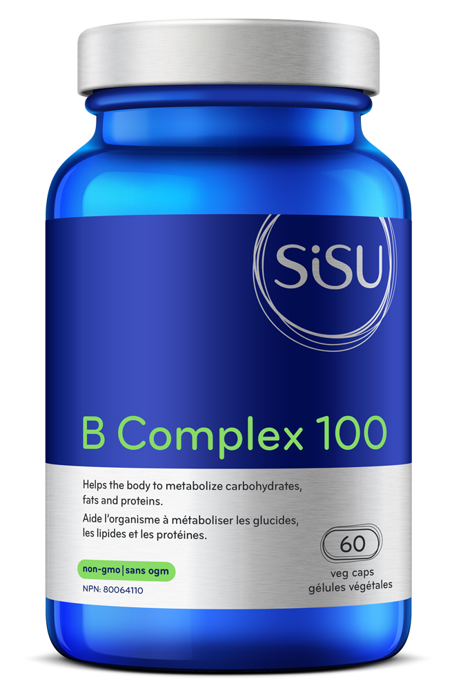 Sisu B Complex 100 mg 60 Veg. Capsules