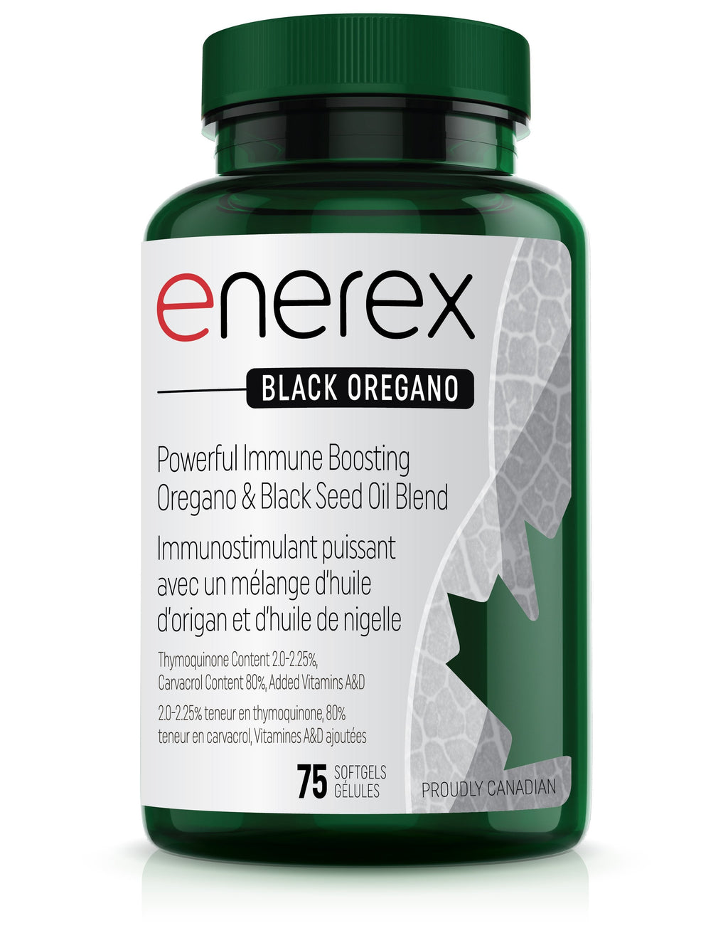 Enerex Black Oregano 75 Softgels