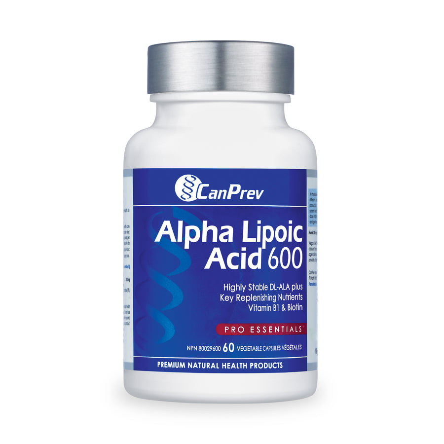 CanPrev Alpha Lipoic Acid 600mg 60 Veg. Capsules