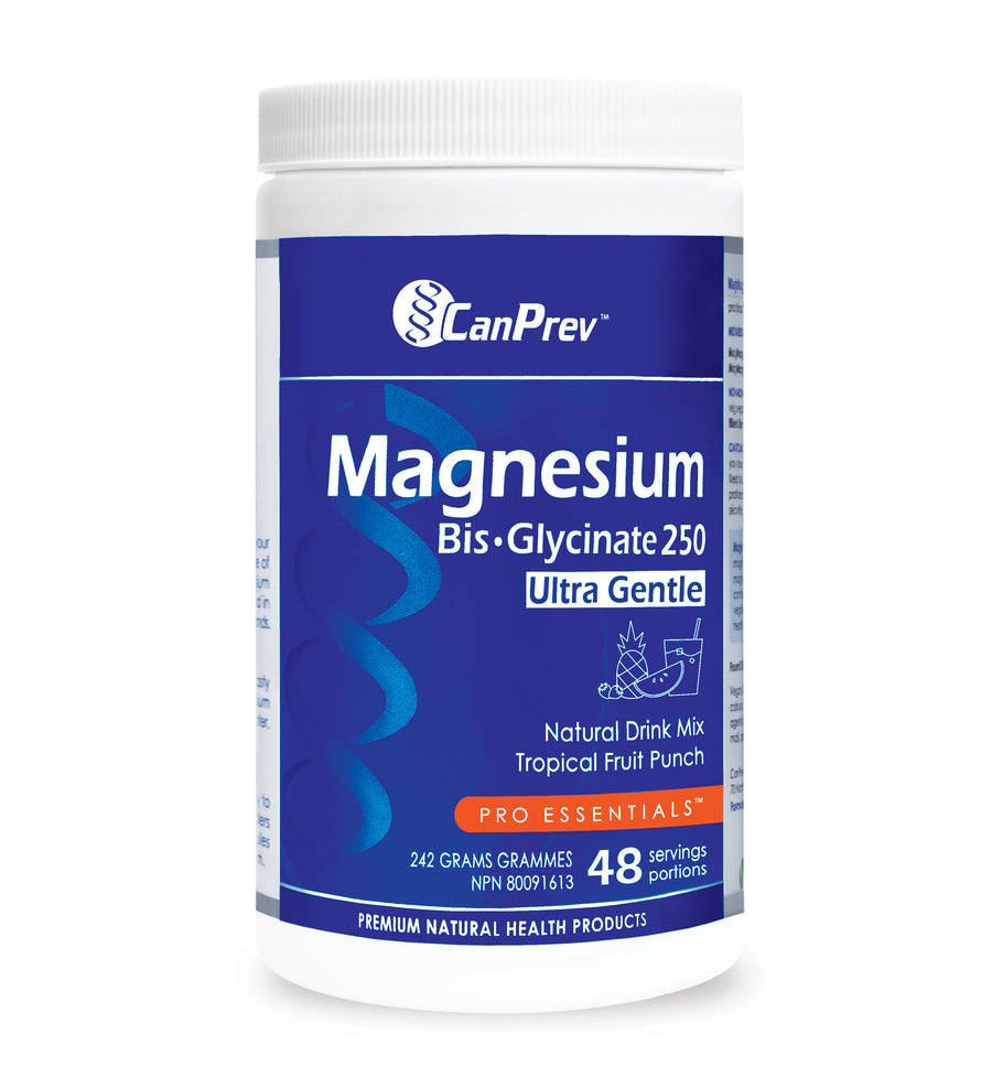 CanPrev Magnesium Bis-Glycinate Natural Drink Mix Powder