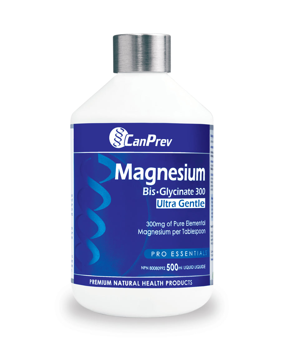 CanPrev Magnesium Bis-Glycinate 300 Ultra Gentle 500ml Liquid