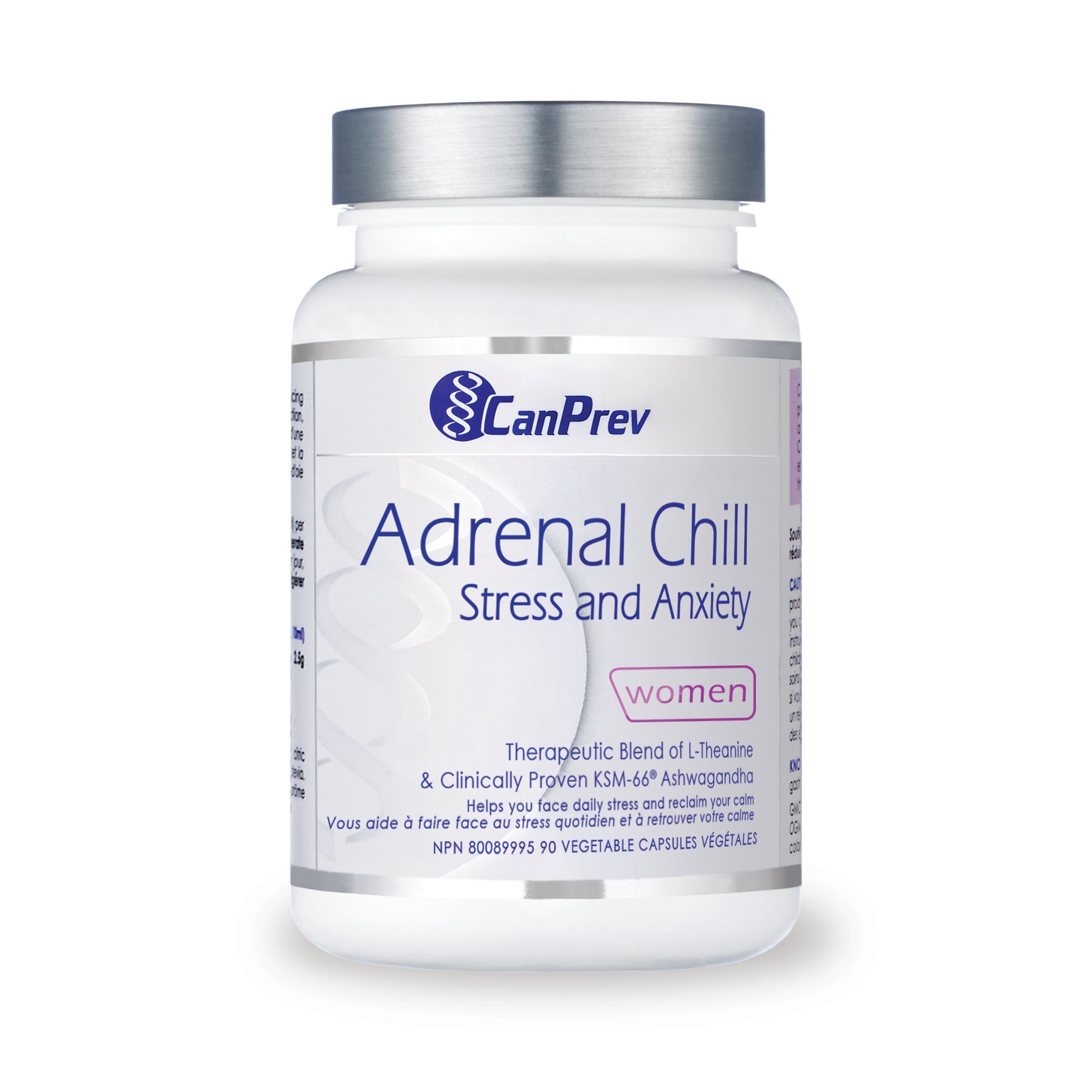 CanPrev Adrenal Chill 90 Veg. Capsules Natural Focus Health