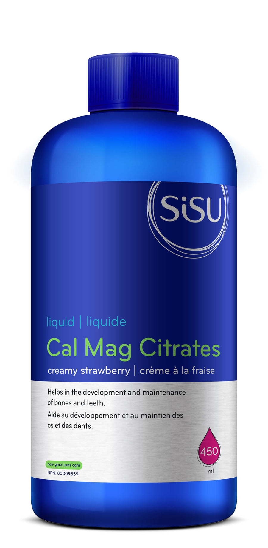 Sisu Cal/Mag Citrates 450ml Natural creamy strawberry flavour