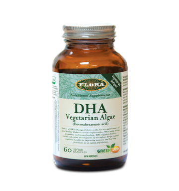 Flora DHA - Vegetarian Algae 60 Gel Caps
