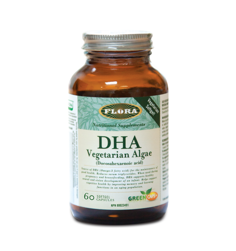 Flora DHA - Vegetarian Algae 60 Gel Caps