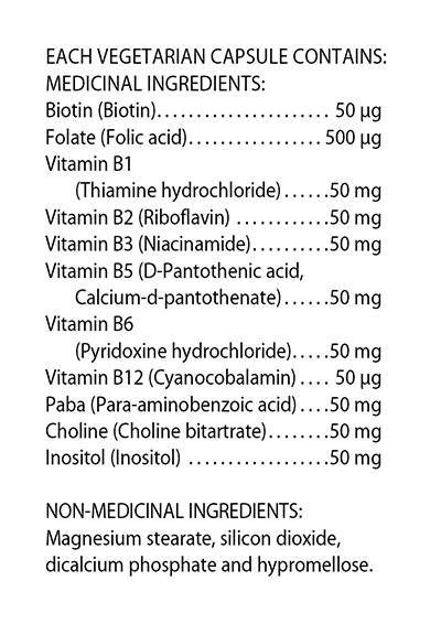 Flora B 50 - Vitamin Complex 90 Veg. Capsules