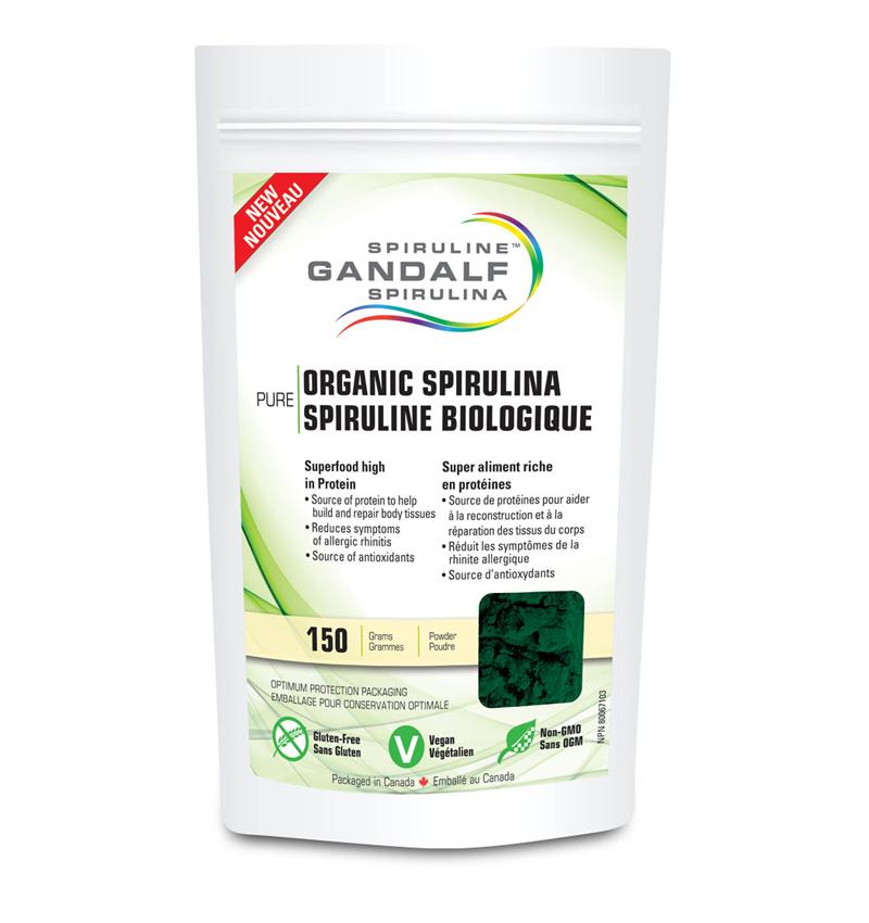 Gandalf Organic Spirulina 150g Powder