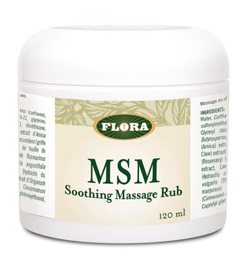 Flora MSM Soothing Massage Rub Cream 120ml