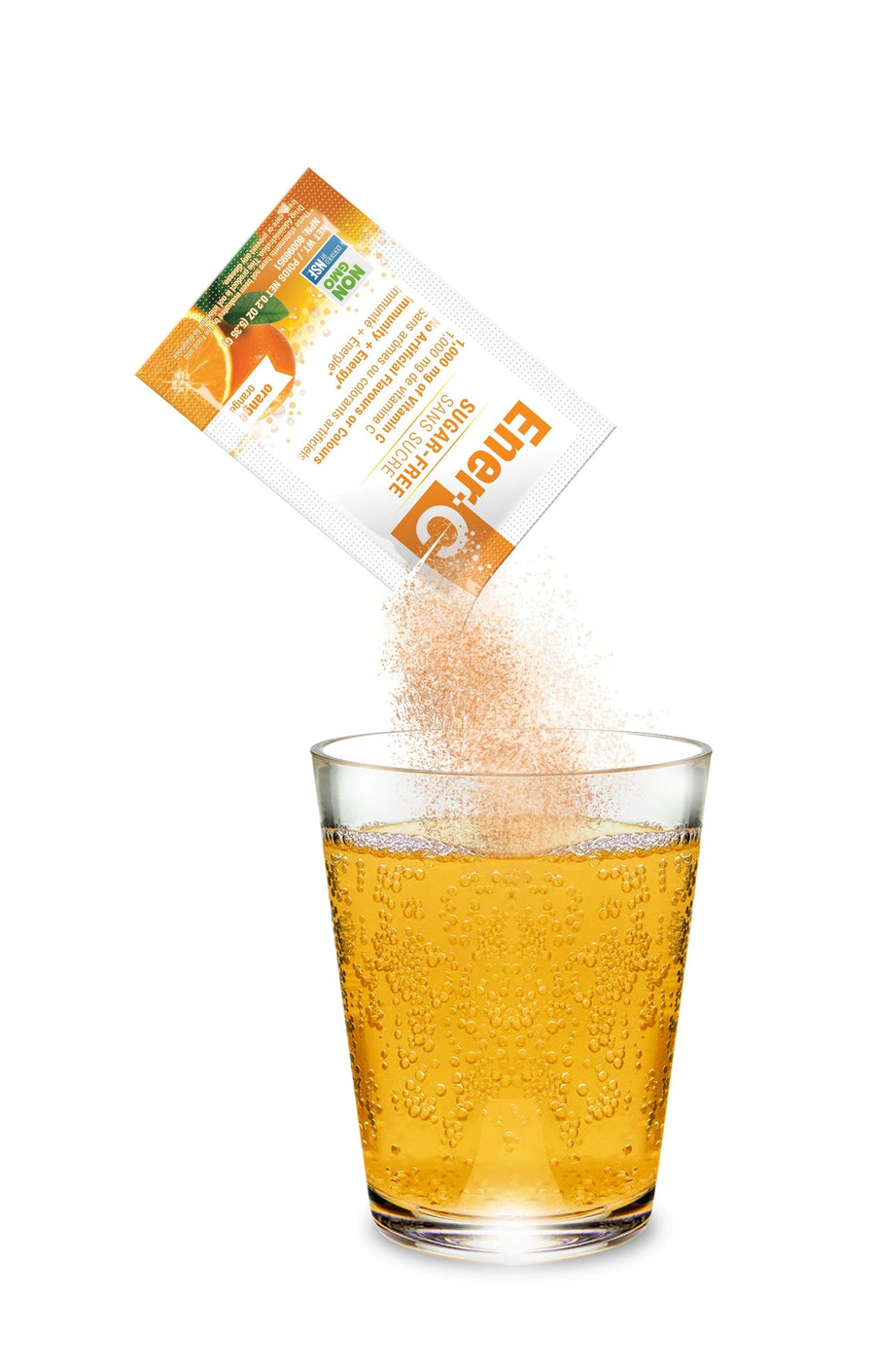 Ener-C Sugar Free Drink Mix 1,000mg of Vitamin C Orange Flavour 30 Packets