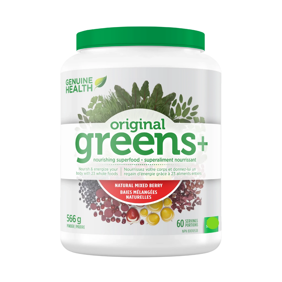 Genuine Health greens+ | mixed berry 566g Powder