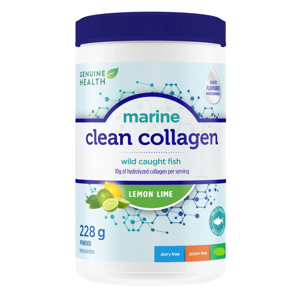 Genuine Health marine collagen | lemon lime flavour 228g Powder