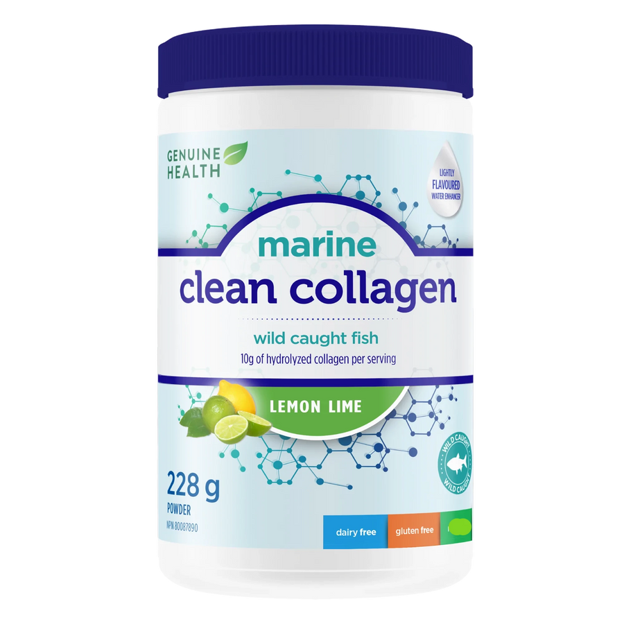 Genuine Health marine collagen | lemon lime flavour 228g Powder