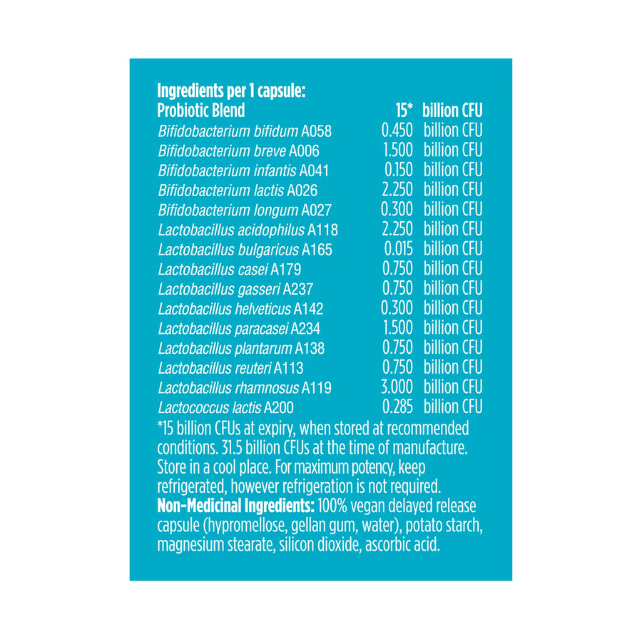 Genuine Health gentle-care probiotic | 15 billion 60 Veg. Capsules