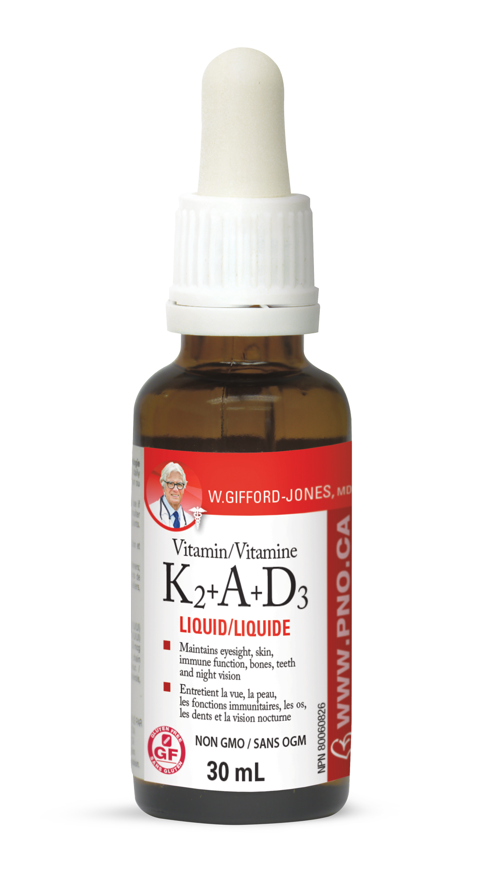 Dr. W.Gifford Jones Vitamin K2+A+D3 30ml