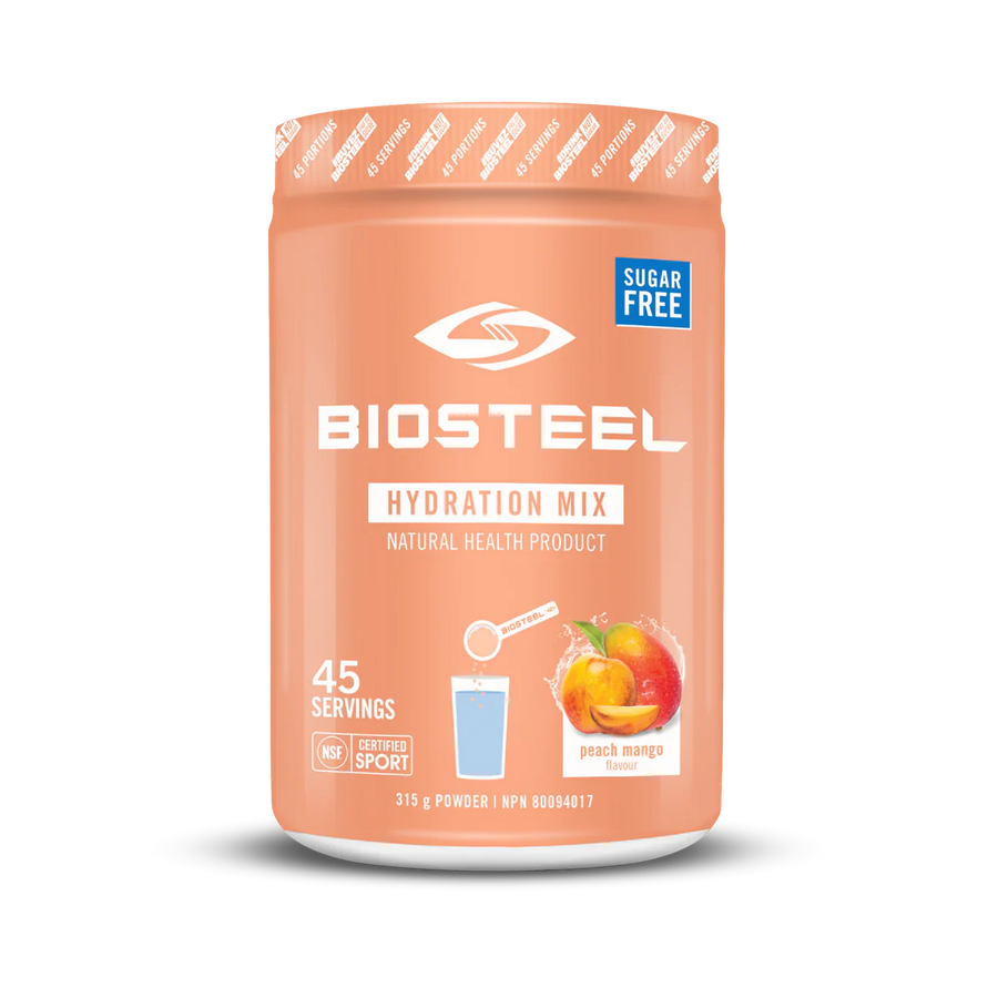 BioSteel Hydration Mix Peach Mango Flavour 315g Powder 45 Servings