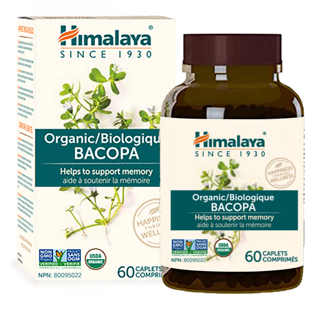 Himalaya Organic Bacopa 60 Caplets