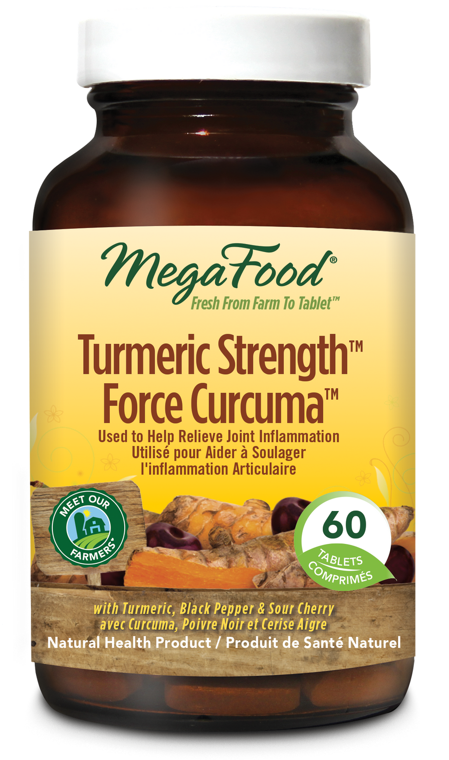 Mega Food Turmeric Strength 60 Tablets