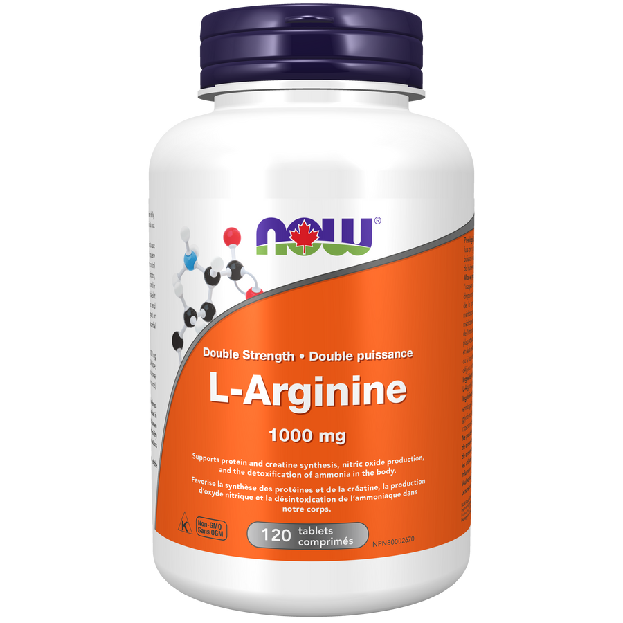 Now L-Arginine 1,000 mg 120 Tablets