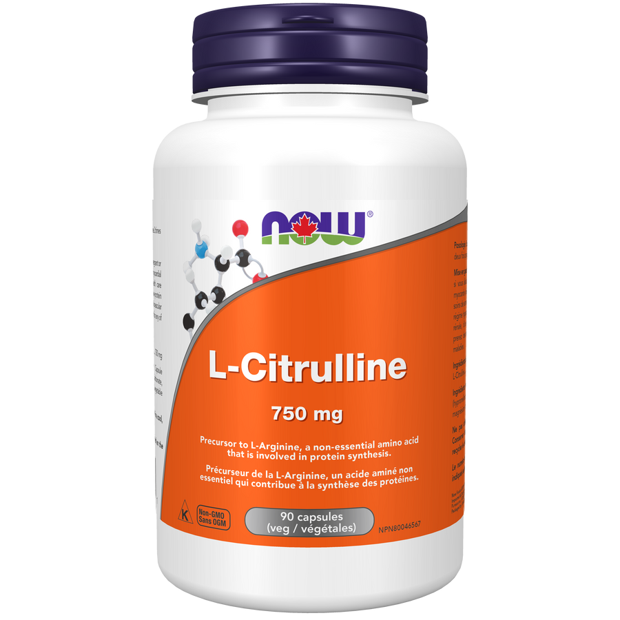 Now L-Citrulline 750 mg 90 Veg. Capsules