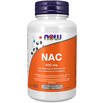 Now NAC 600 mg 100 Veg. Capsules