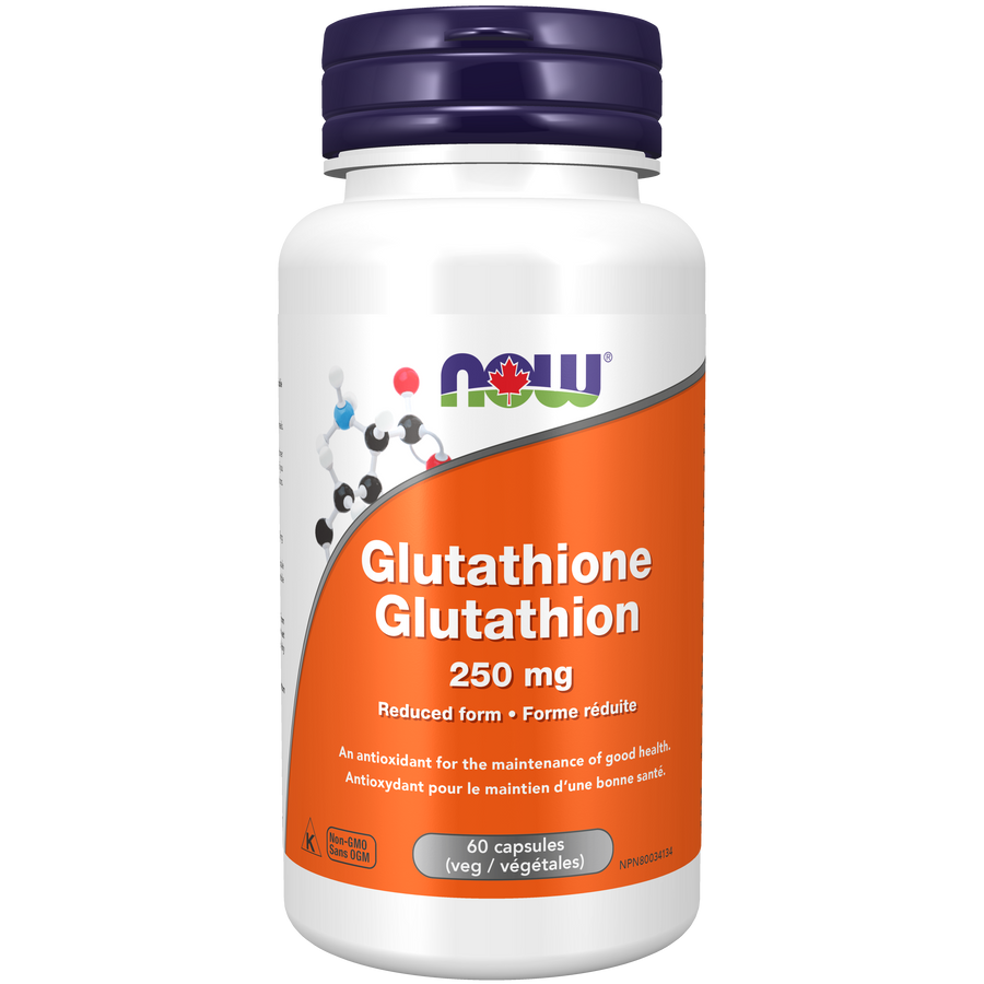 Now Glutathione 250 mg 60 Veg. Capsules