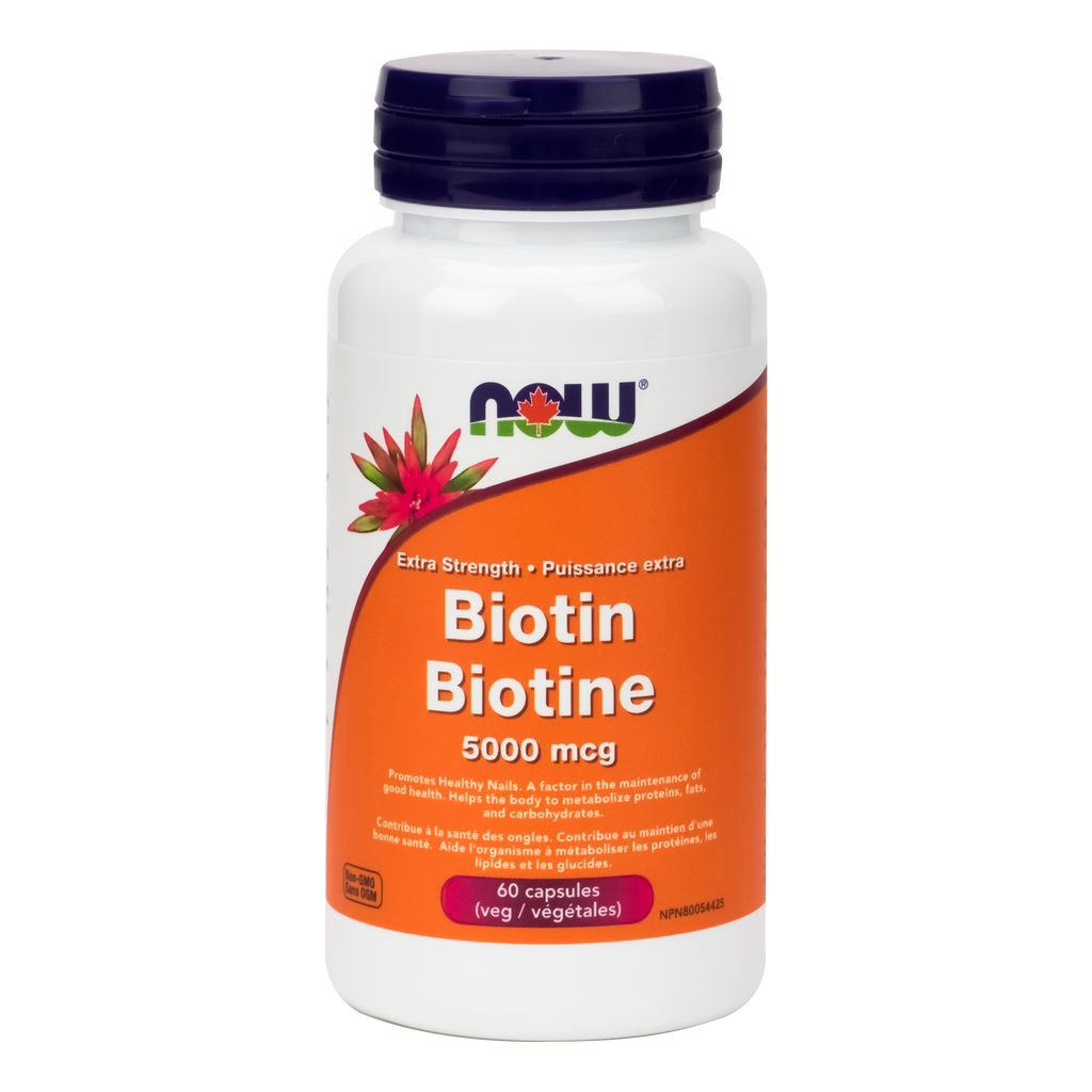 Now Biotin 5,000 mcg 60 Veg. Capsules