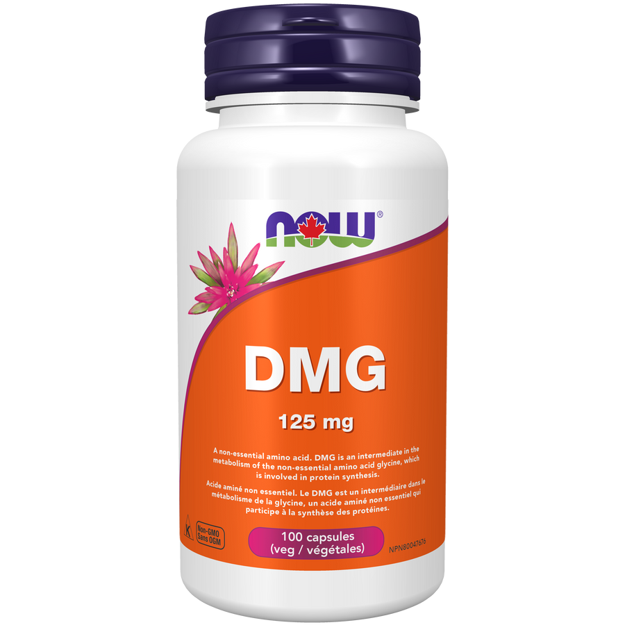 Now DMG 125 mg 100 Veg. Capsules