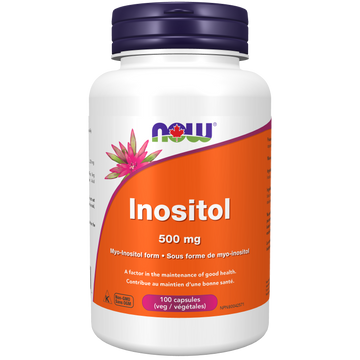 Now Inositol 500 mg 100 Veg. Capsules