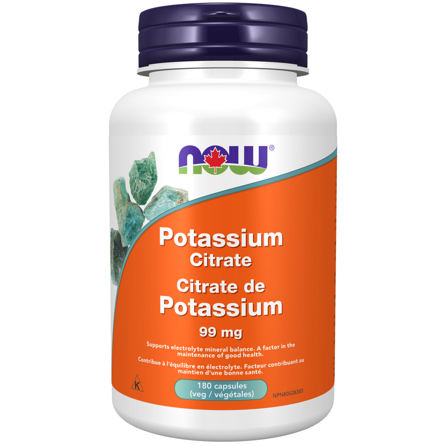 Now Potassium Citrate 99 mg 180 Capsules