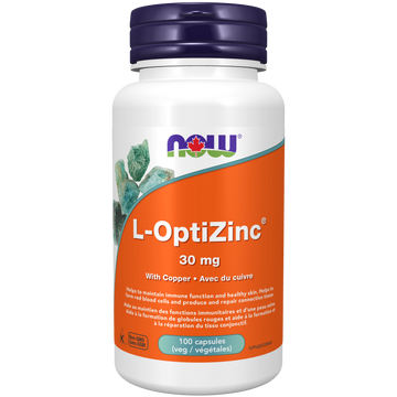 Now L-OptiZinc 30 mg 100 Veg. Capsules