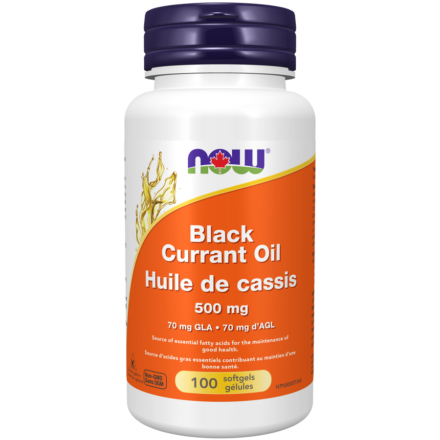 Now Black Currant Oil 500 mg 100 Softgels