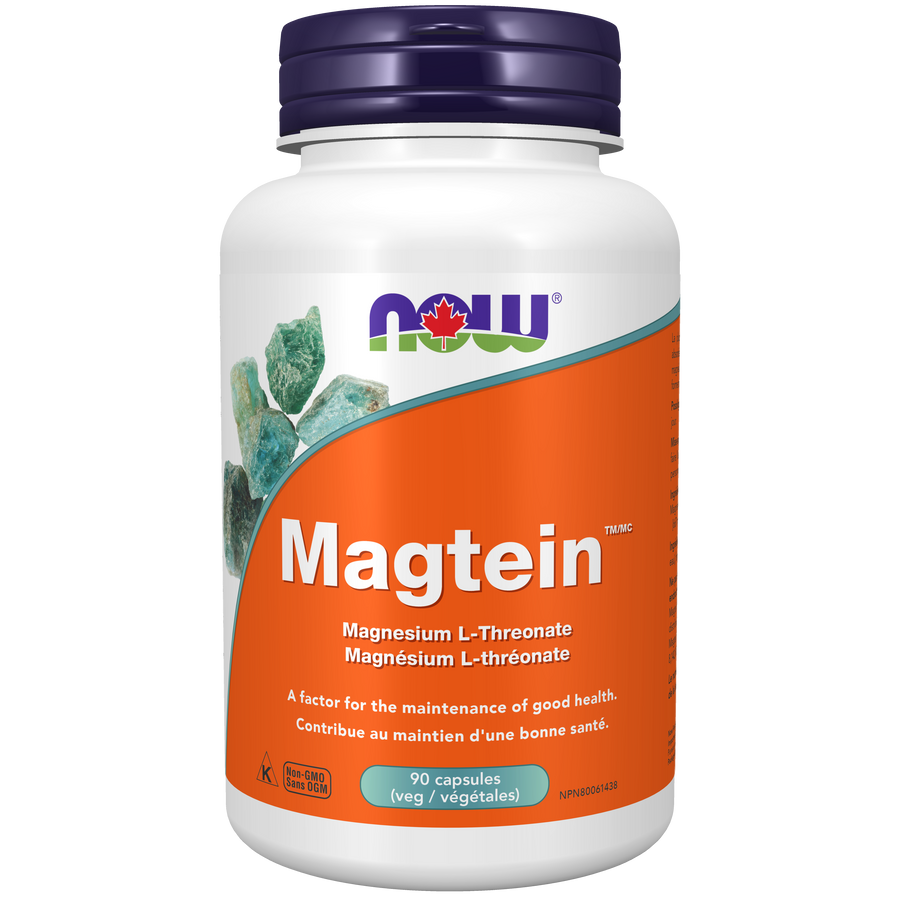 Now Magtein Magnesium L-Threonate 90 Veg. Capsules