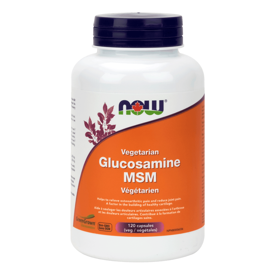 Now Vegetarian Glucosamine & MSM 120 Veg Capsules