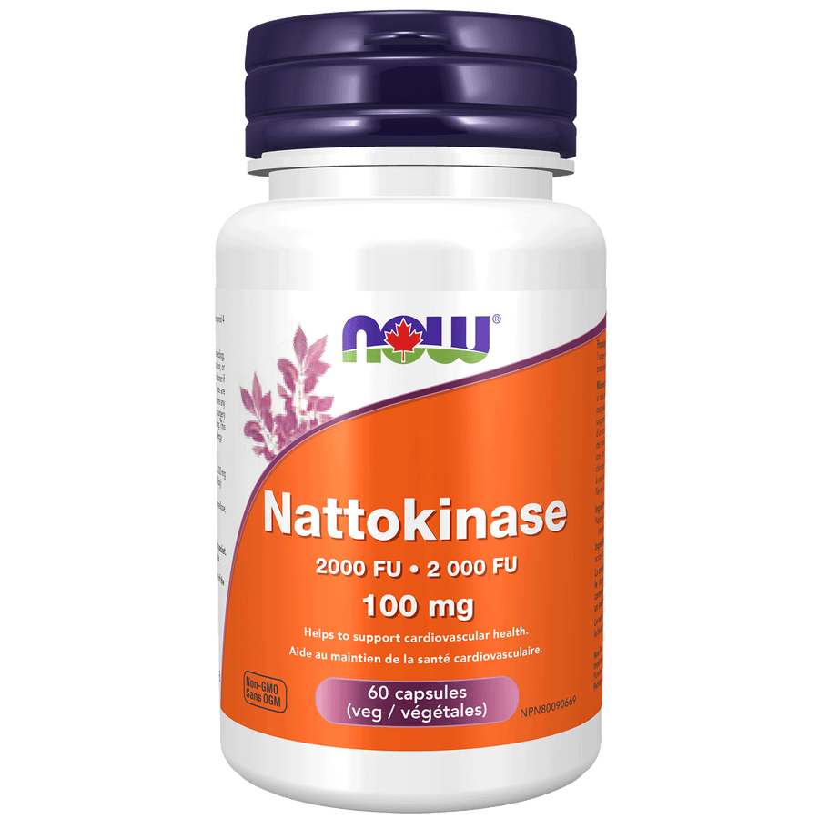Now Nattokinase 100 mg 60 Veg Capsule