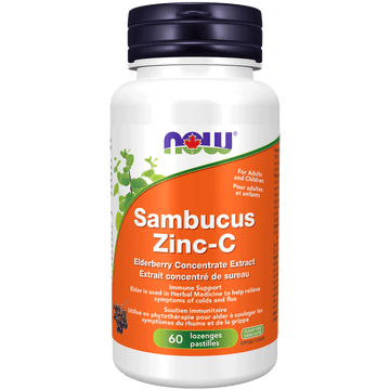 Now Sambucus Zinc-C 60 Lozenges