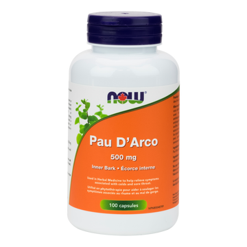 Now Pau d’Arco 500 mg 100 Veg Capsules