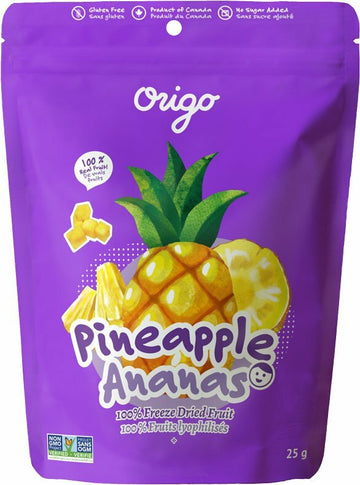 Origo Freeze Dried Pineapple 25g