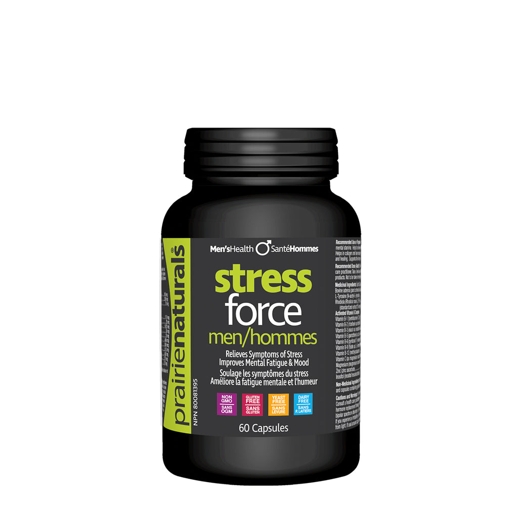 Prairie Naturals Stress-Force for Men 60 Capsules