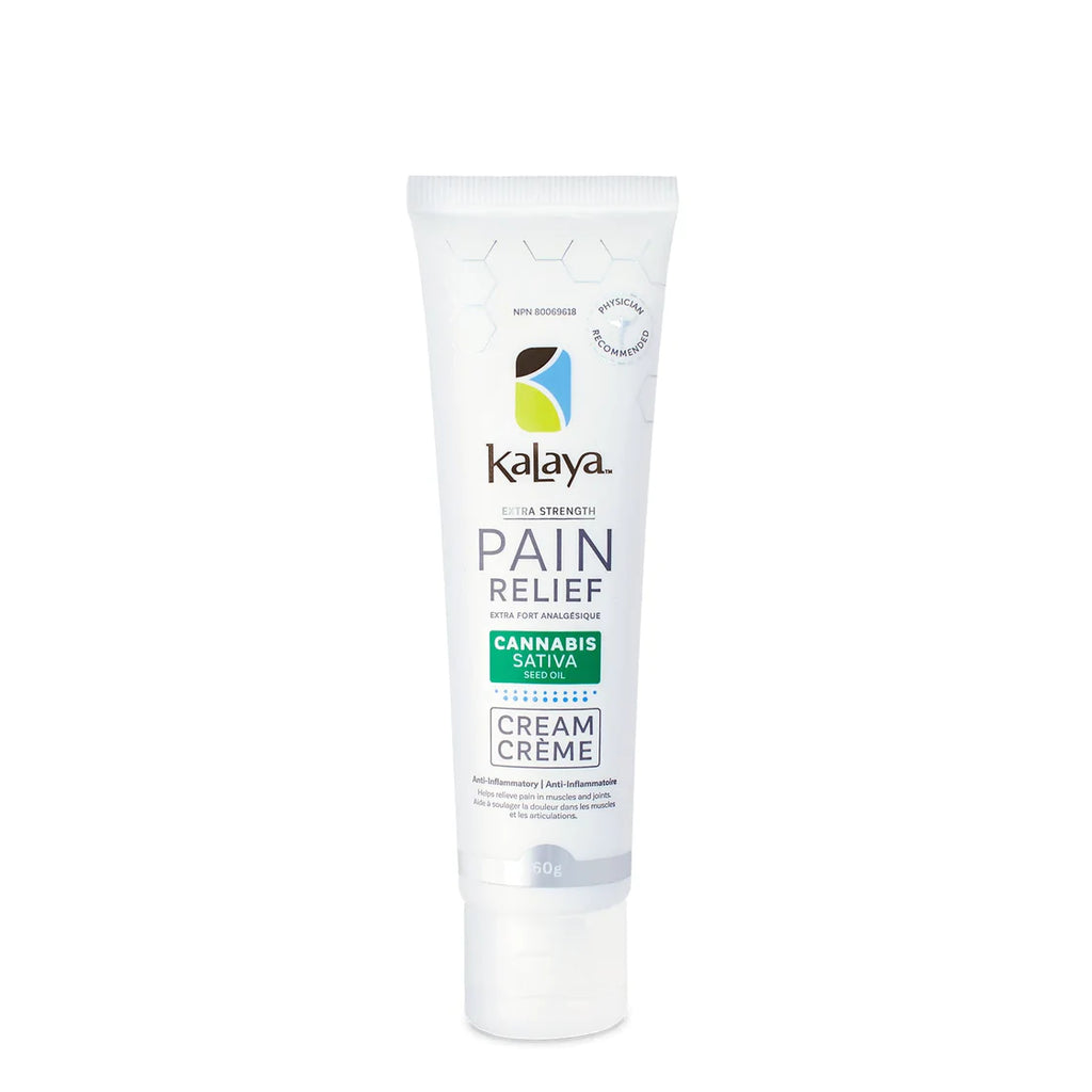 KaLaya Extra Strength Pain Relief With Cannabis Sativa Seed Oil 60g Cream