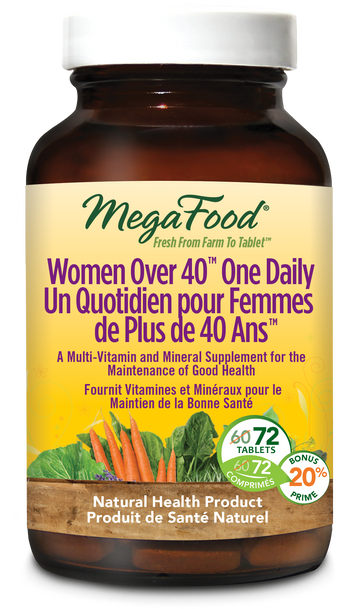Mega Food Women Over 40 One Daily 72 Tablets