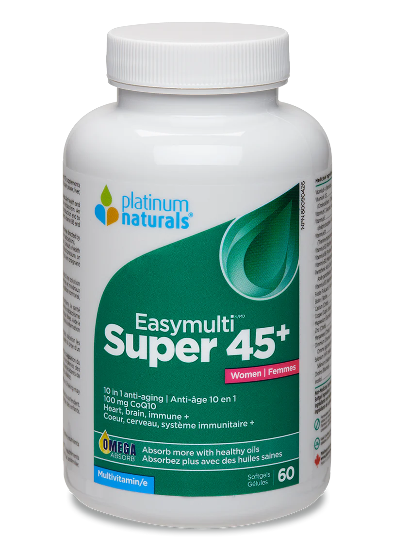 Platinum Naturals Super Easymulti 45+ for Women Softgels