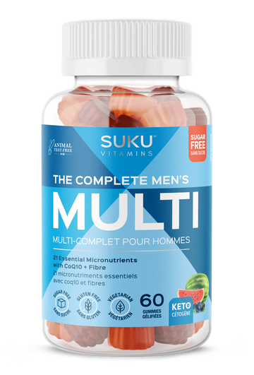 Suku Vitamins The Complete Mens Multi Mixed Fruit Fusion Flavour 60 Gummies