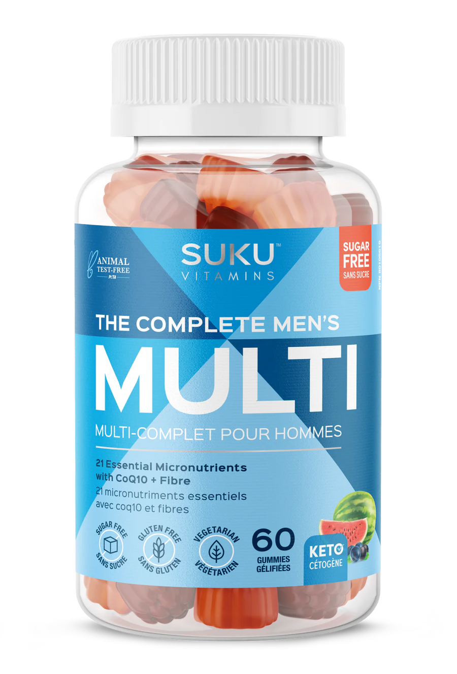 Suku The Complete Mens Multi Mixed Fruit Fusion Flavour 60 Gummies