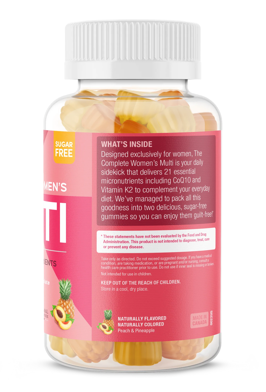 Suku Vitamins The Complete Women’s Multi Peach & Pineapple Flavour 60 Gummies
