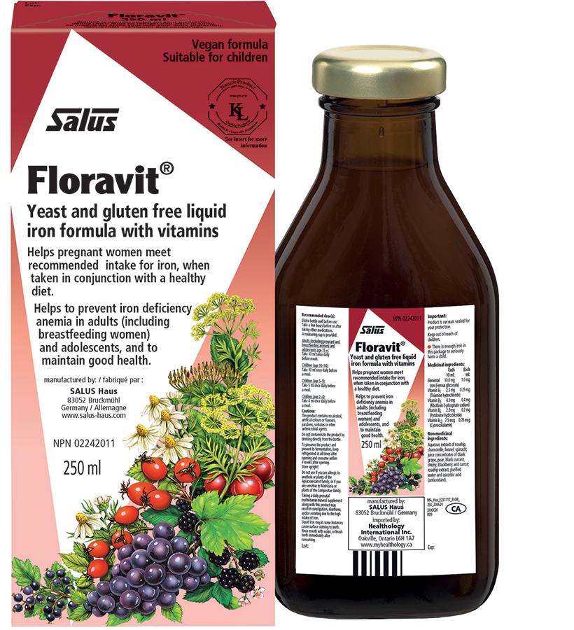 Salus Floravit Gluten Free Liquid Iron 250ml