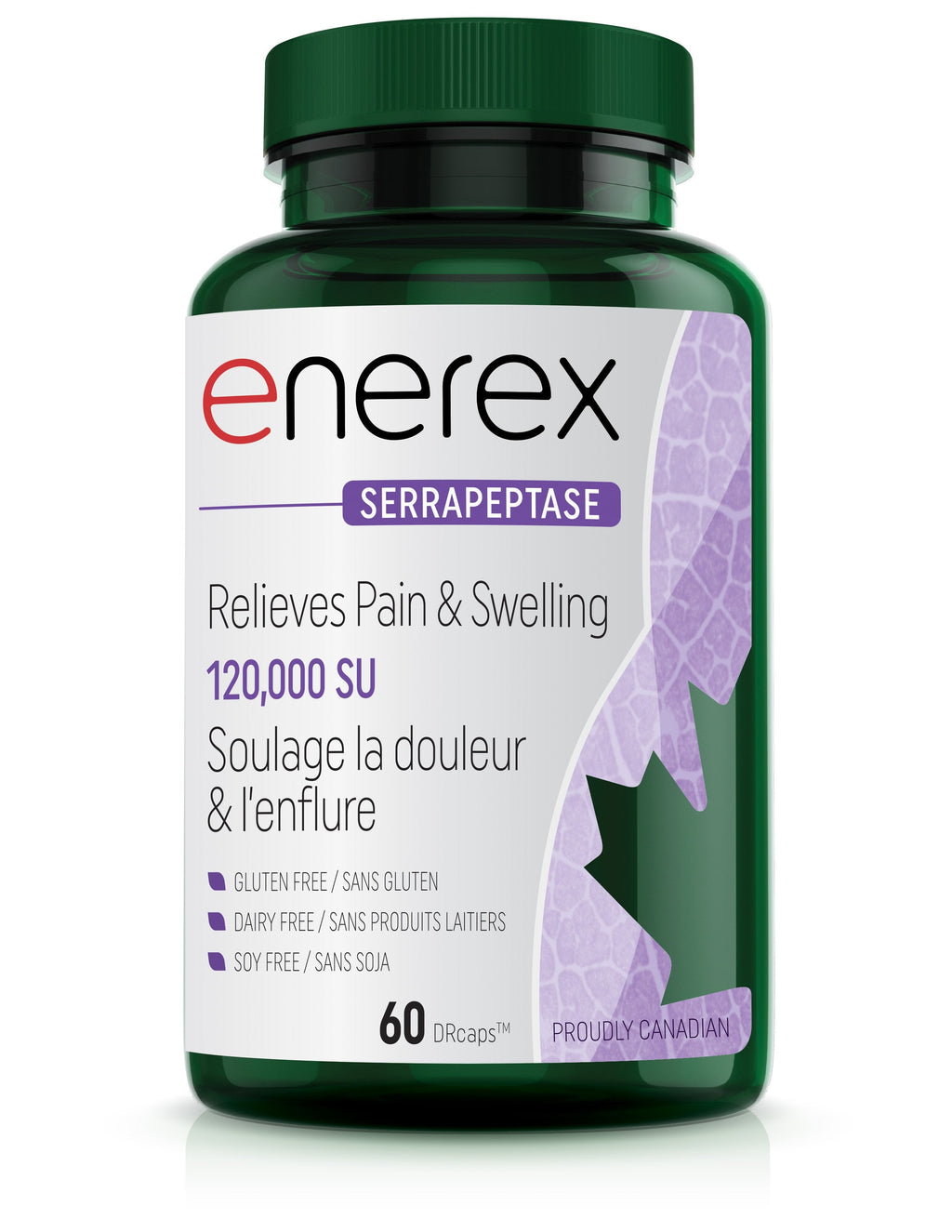 Enerex Serrapeptase 120,000 Su 60 Drcaps