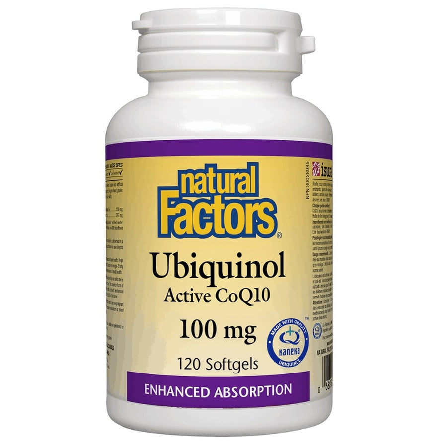 Natural Factors Ubiquinol active CoQ10 100 mg Softgels