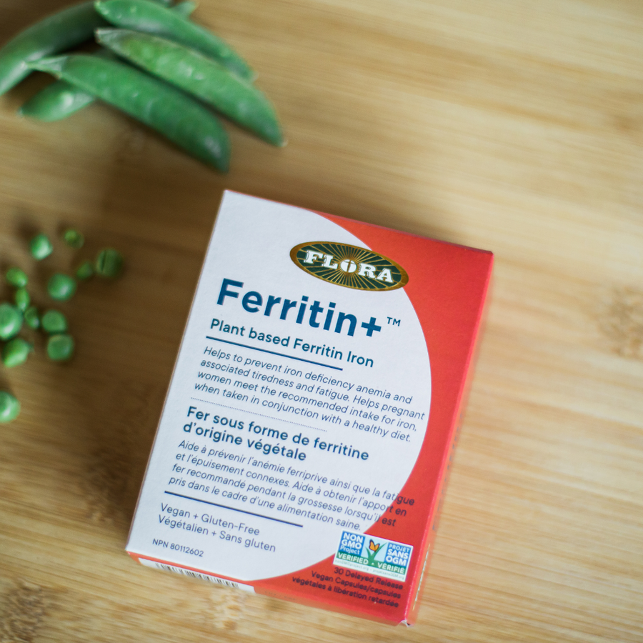 Flora Ferritin+ 30 Delayed Release Veg. Capsules